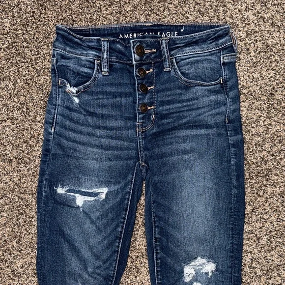 American Eagle Hi-Rise Jegging size 4R - Picture 6 of 14
